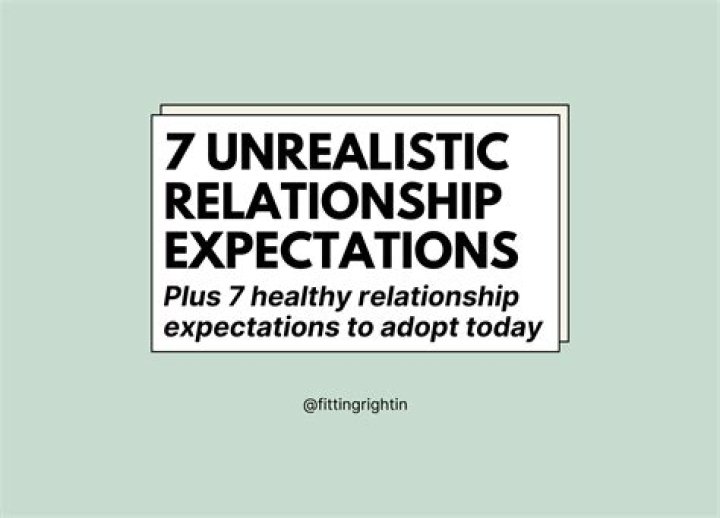 5 Unrealistic Expectations that Destroy Relationships