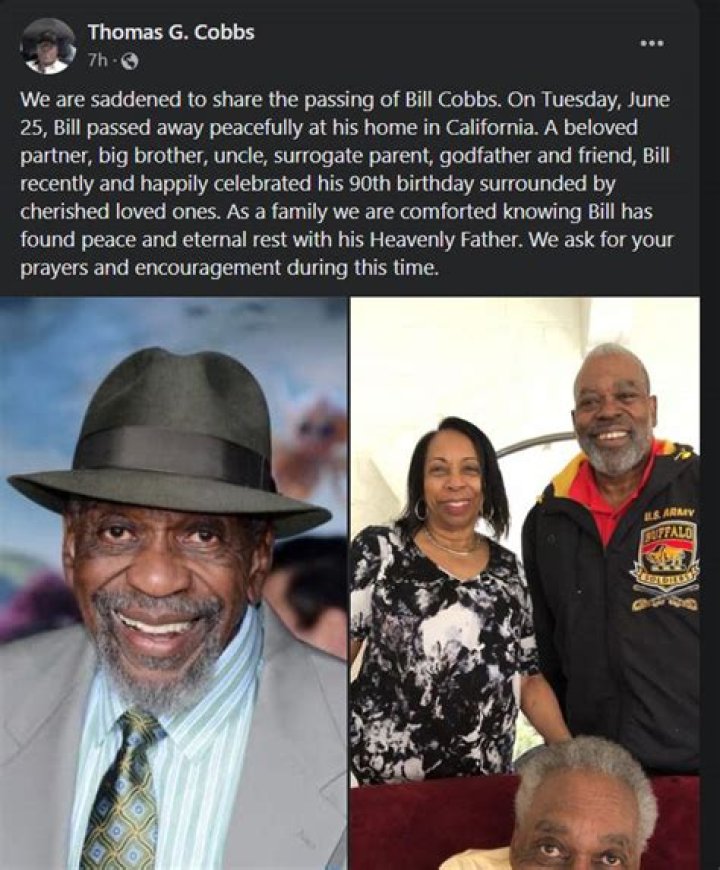 All You Need To Know About Bill Cobbs' Wife