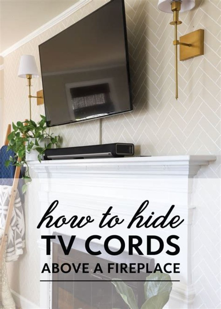 An Easy Way to Hide TV Wires (DIY)