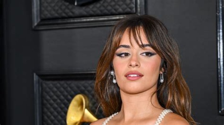 Camila Cabello’s Grammys Look Includes a Pearl Bra with Rose Appliqués