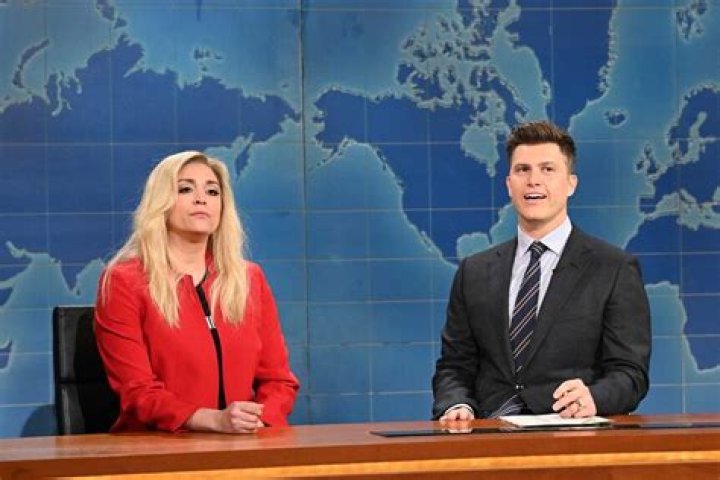 Cecily Strong as Claire from HR on 'Weekend Update: SNL'
