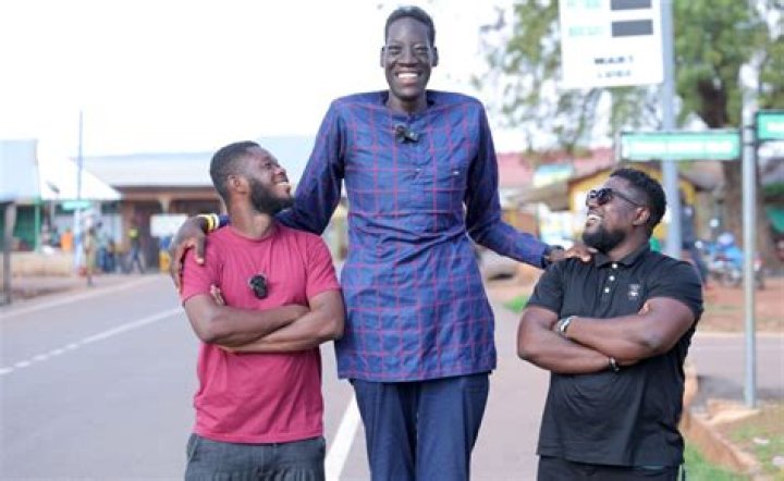 Charles Sogli: Boy Touted as Ghana's Tallest Man Receives Royalty Treatment in Plush Hotel