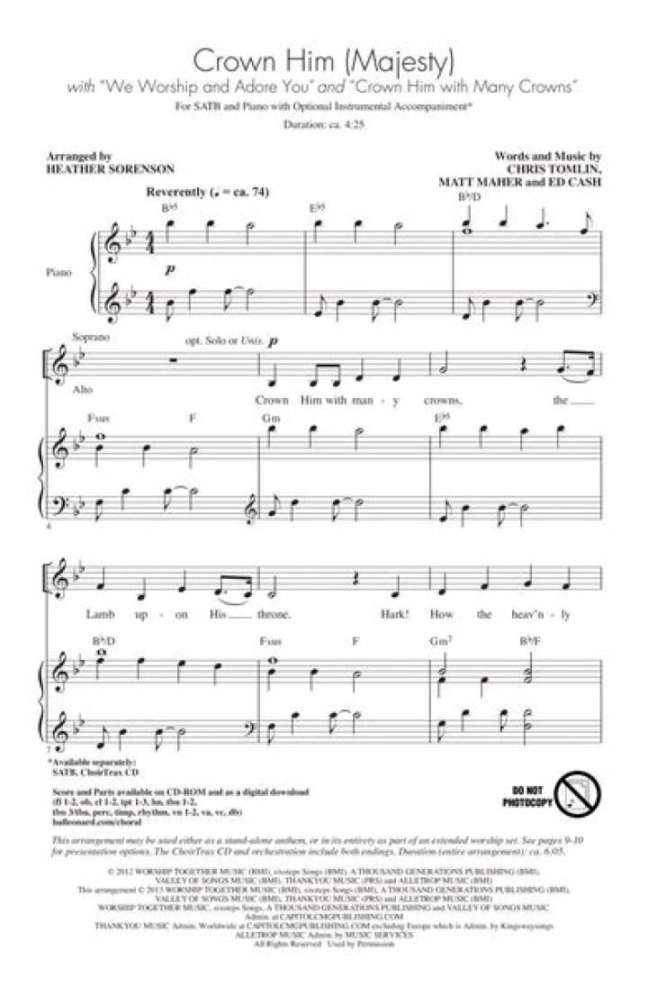 Crown Him (Majesty) by Chris Tomlin
