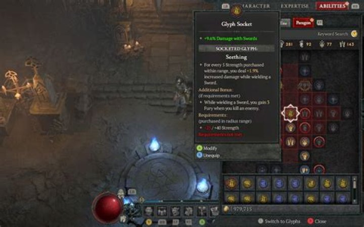 Diablo 4 Glyphs Explained