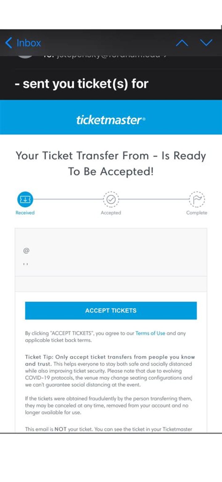 Does Ticketmaster take PayPal?