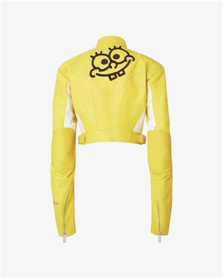 Dua Lipa Wore a SpongeBob-Themed Leather Jacket and Matching Skirt