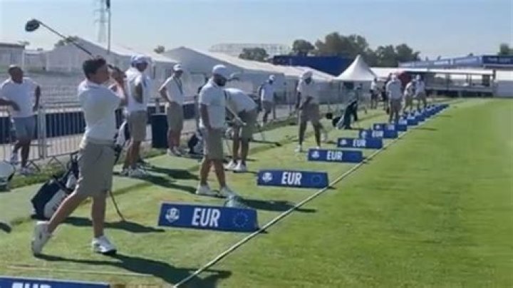 European Ryder Cup Team Arrives At Marco Simone For Scouting Trip