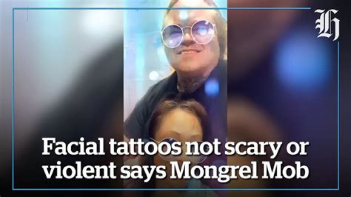 Facial tattoos are not scary or violent, says Mongrel Mob