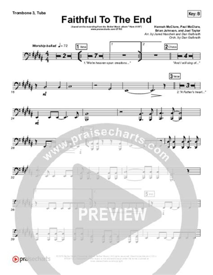 Faithful to the End by Bethel Music