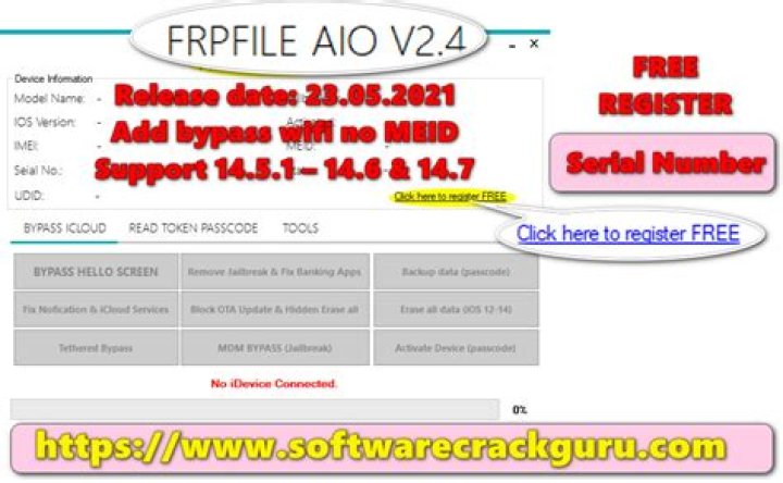 FRPFILE AIO ICloud Tool V2.3 Latest Version Free Download