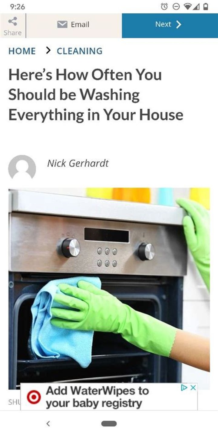 Here’s How Often You Should be Washing Everything in Your House