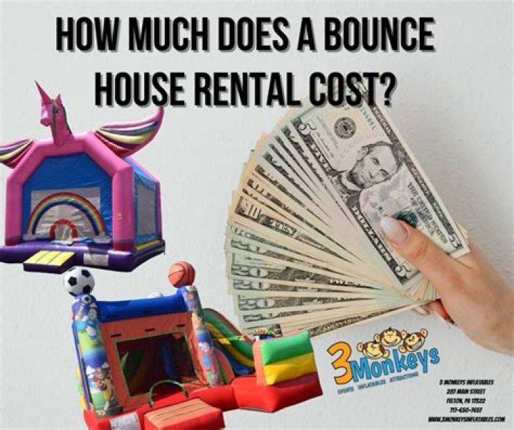 How much does a bounce house rental cost?