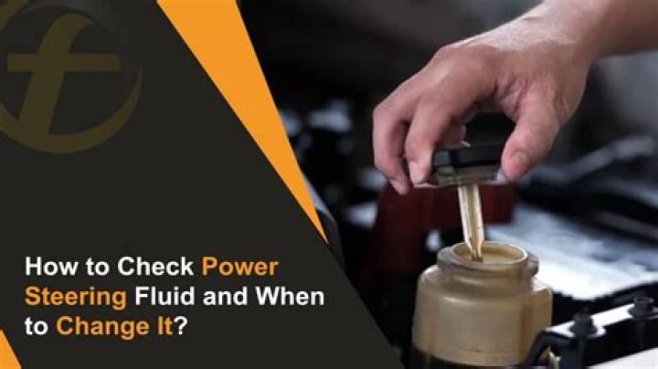 How To Check Power Steering Fluid and When To Change It