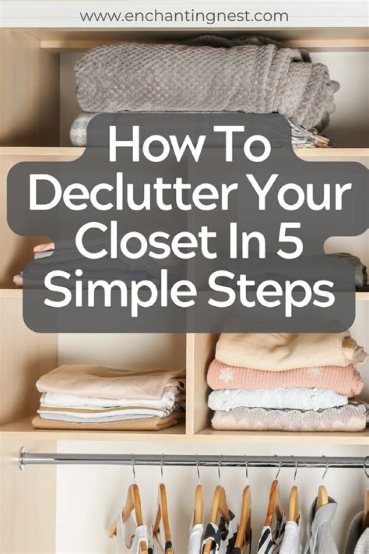 How to Declutter a Closet in 4 Steps