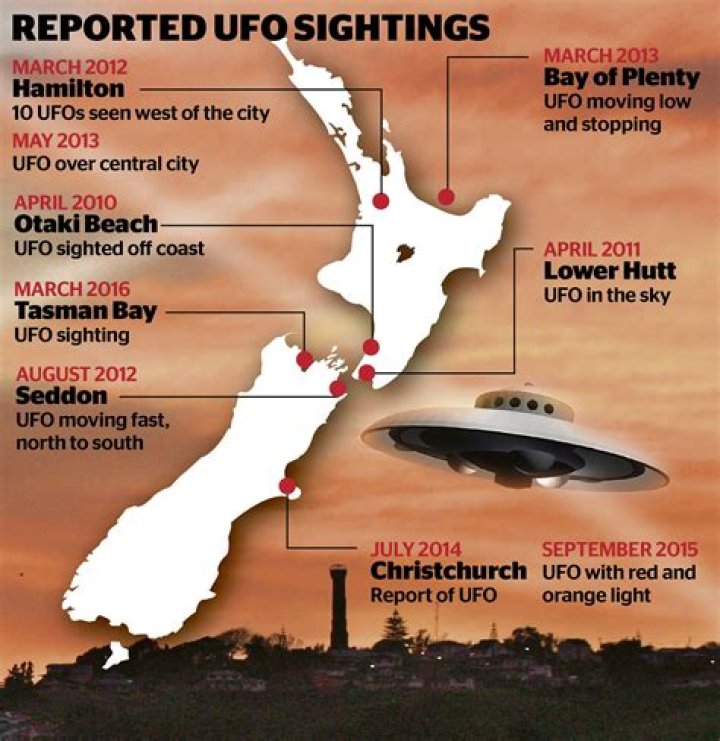 Is there anyone out there? UFO sightings reported in NZ