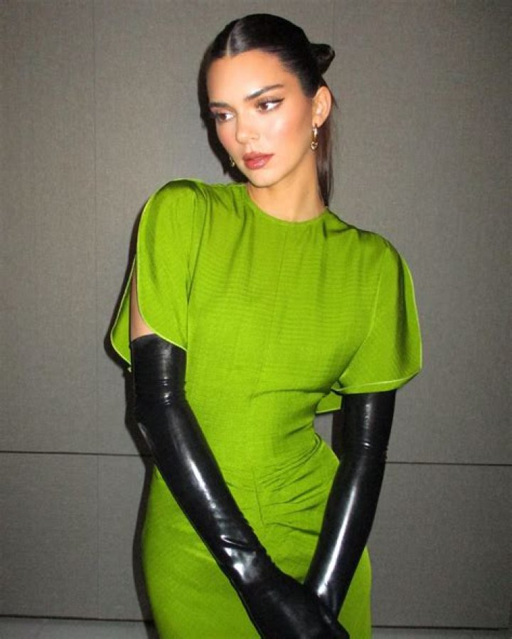 Kendall Jenner Matches Her Opera Gloves to Her Lingerie in Sexy Photo