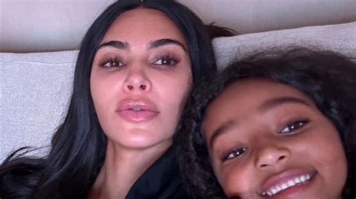Kim Kardashian Shares Daughter North West's Impressive Sunset Painting