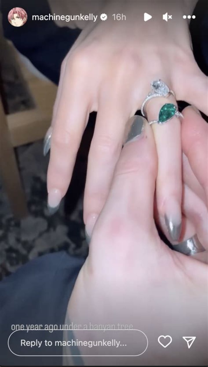 Machine Gun Kelly Gave Megan Fox an Engagement Ring with Thorns
