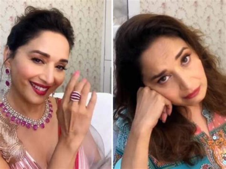 Madhuri Dixit Nene goes glam to Bajre Da Sitta on Instagram