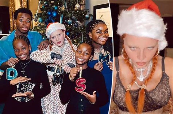 Madonna shares rare photo with all six of her children at Thanksgiving