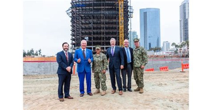 Manchester Financial Group Announces "Topping Out" of the New U.S. Navy Headquarters Building in Downtown San Diego
