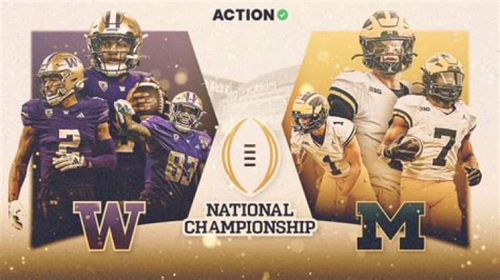 Michigan vs. Washington Free Livestream: Watch CFP Championship Online