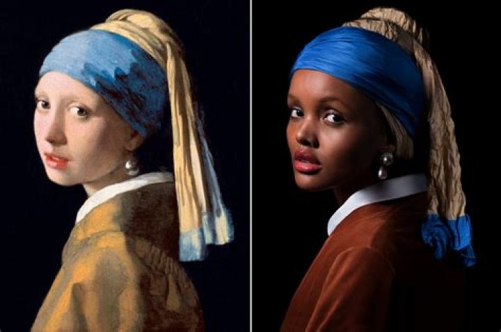 Models Recreate Works of Art