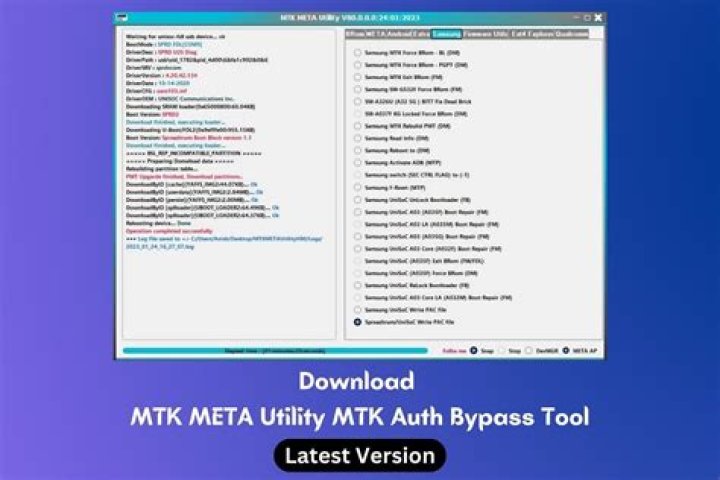 MTK Auth Bypass Tool V18 Latest Version Free Download