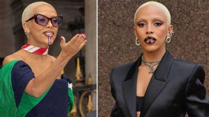 SA Shares Hilarious and Confused Reactions to Doja Cat’s Blue and White Makeup for Paris Fashion Week 2022