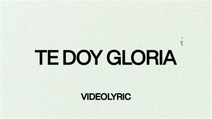 Te Doy Gloria (feat. Marco Barrientos) by Aliento
