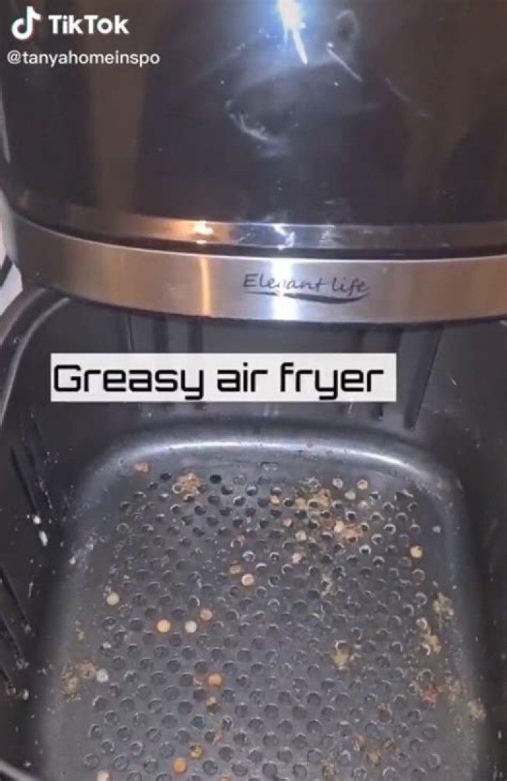 TikTok user reveals air fryer cleaning hack