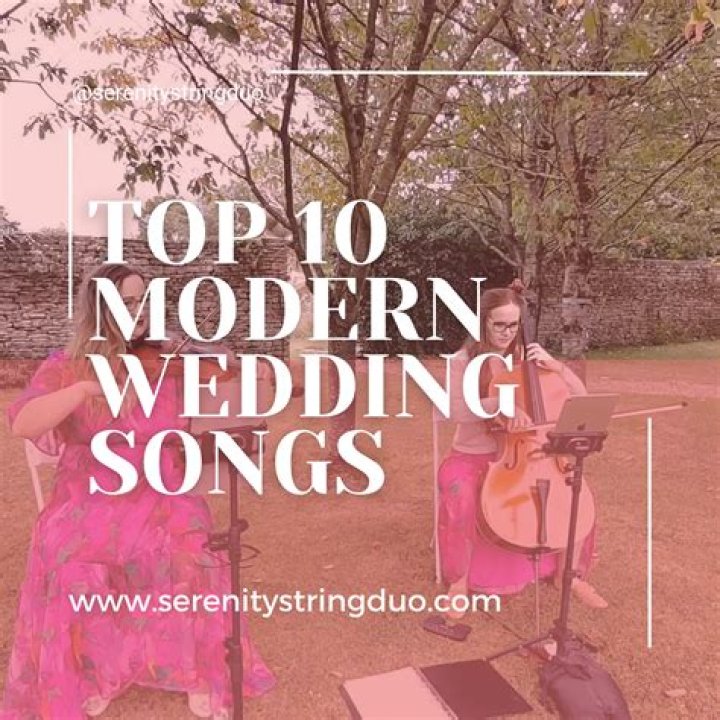 Top 10 Modern Wedding Songs