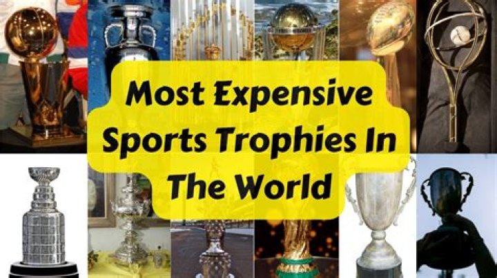 Top 15 most expensive sports trophies in the world right now