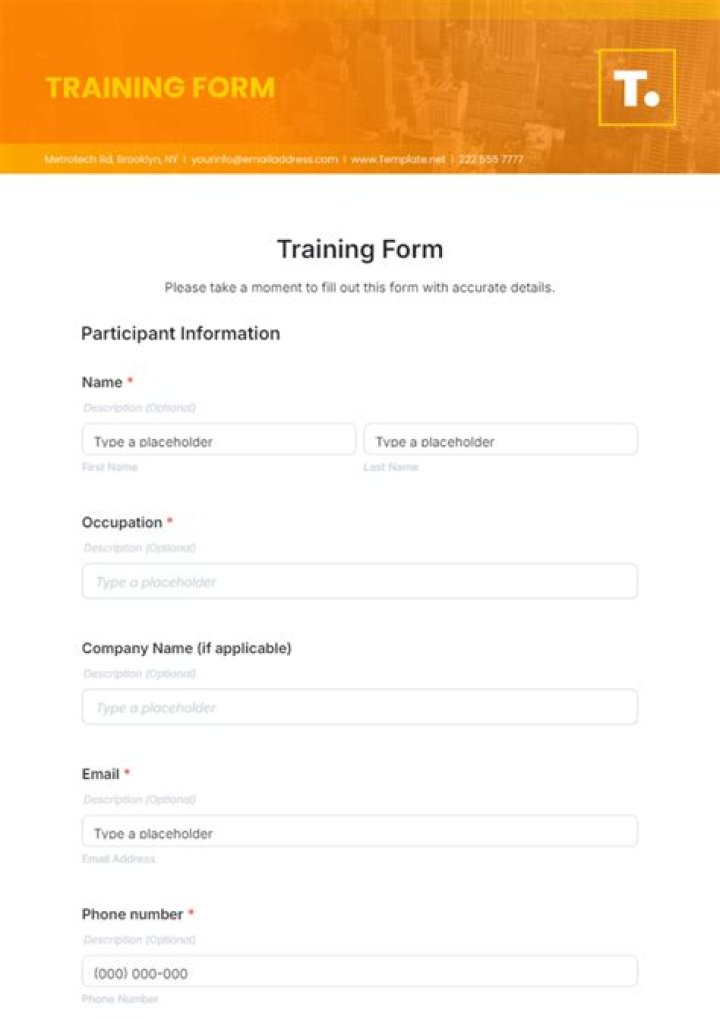 Training Information