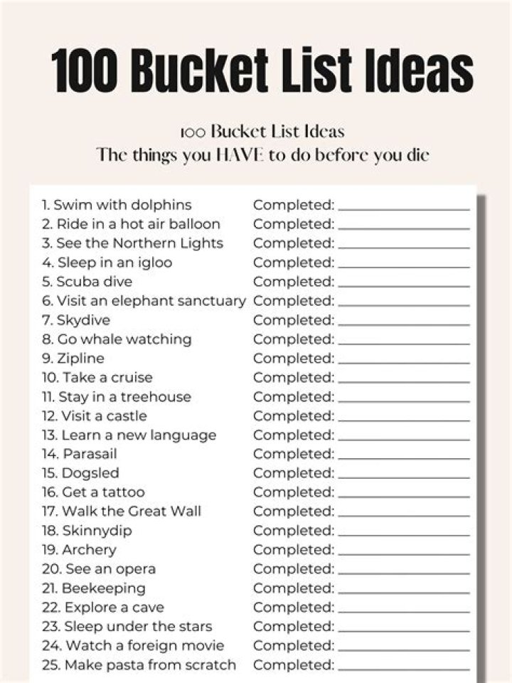 Try to Finish These 100 Sex Bucket List Ideas to Completion