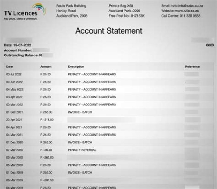 TV licence banking details and more 2023: Go-to dictionary for South Africans