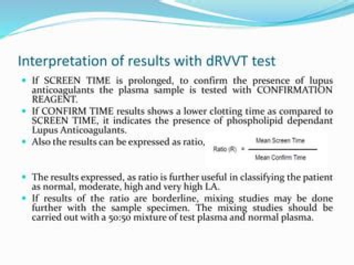 Understanding DRVVT Screen Low Results