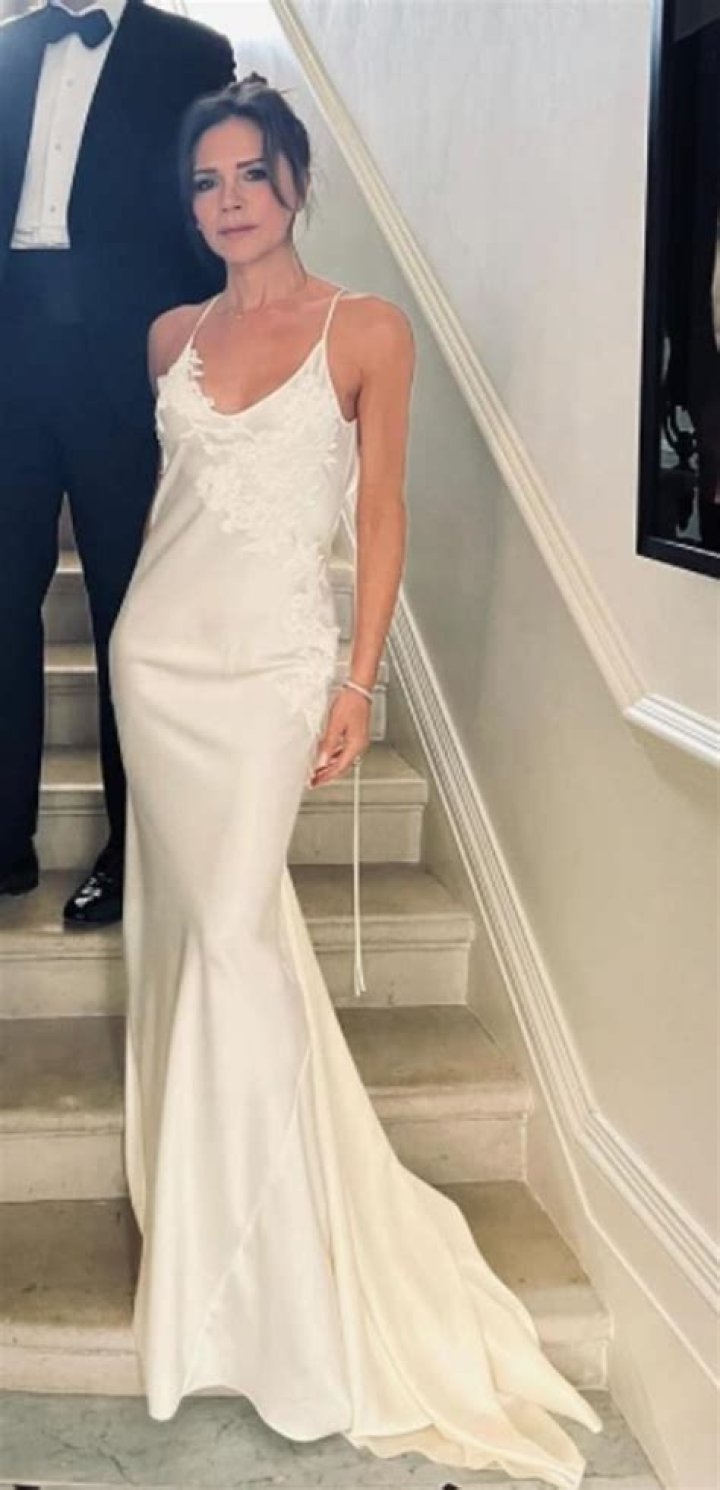 Victoria Beckham designs fellow Spice Girl Mel B’s wedding dress