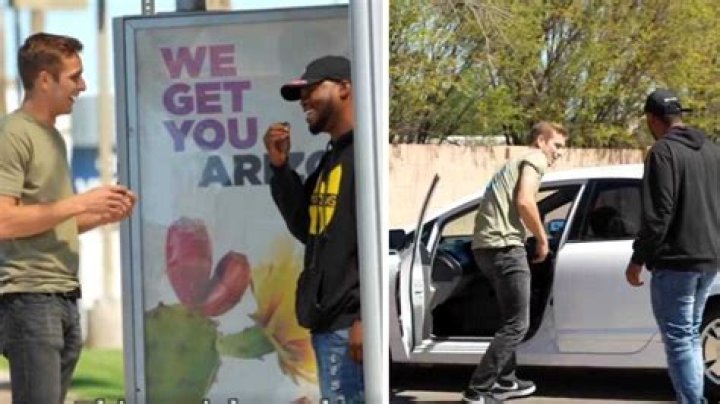 Viral Video Shows Man Randomly Giving Strangers Cars at a Bus Stop
