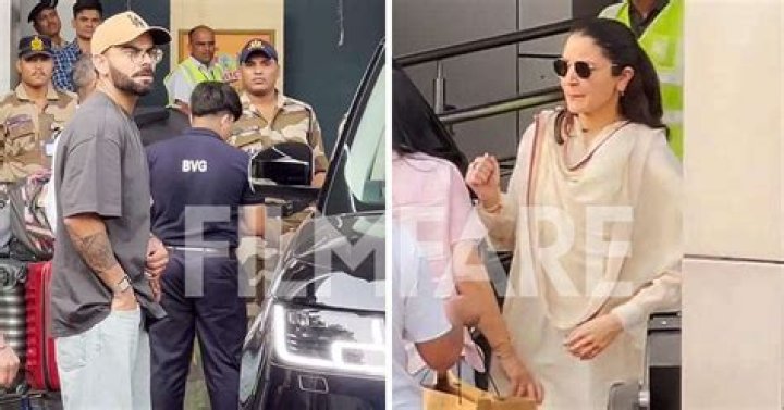 Virat Kohli and Anushka Sharma return to Mumbai after the World Cup 2023 final. Pics: