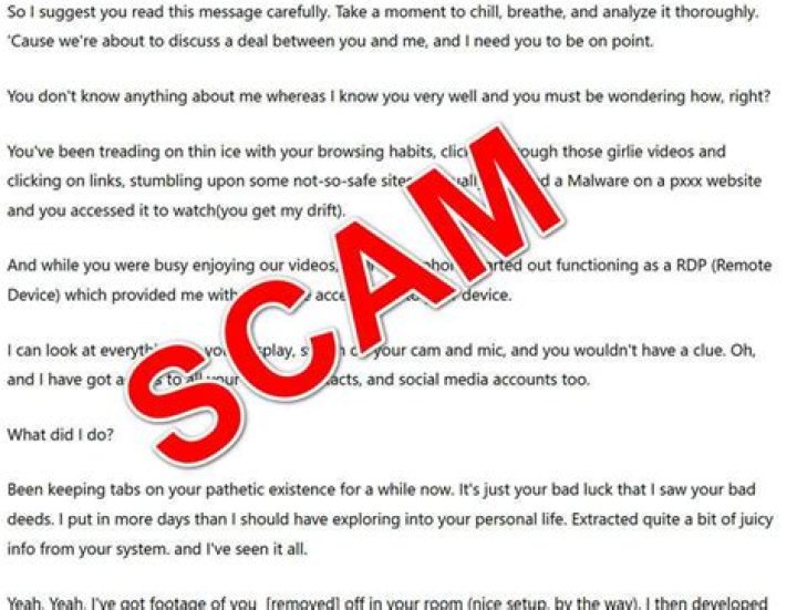 Warning over new revenge-porn blackmail scam
